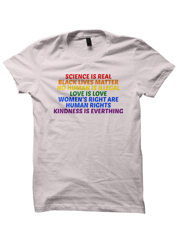 SCIENCE IS REAL T-SHIRT