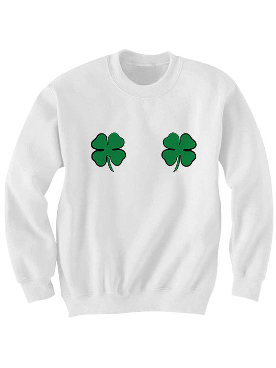 Irish Boobs Sweatshirt St. Patricks Day Sweater