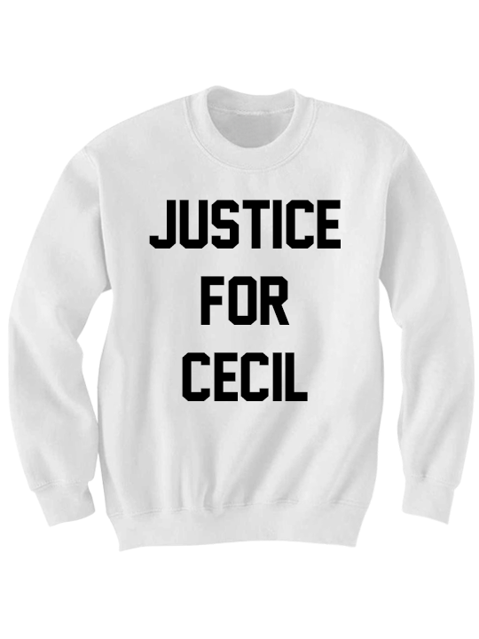 JUSTICE FOR CECIL SWEATSHIRT – POP ATL