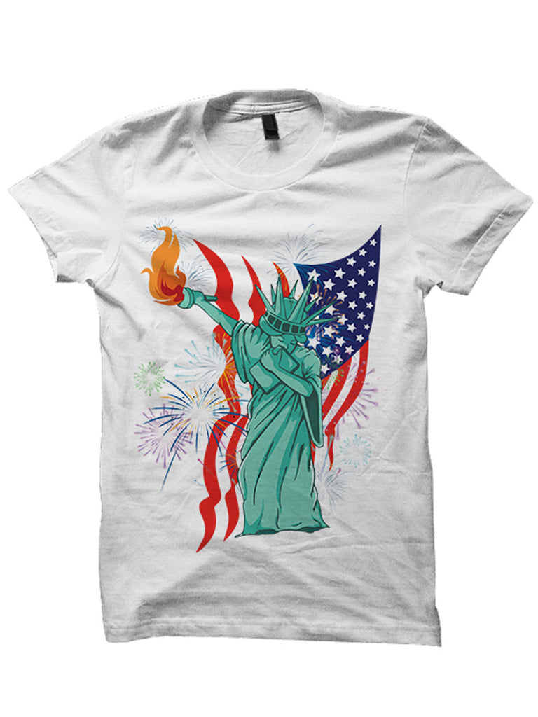 4th Of July Shirts Dabbin' Statue Of Liberty Tee Fourth Of July Inspired Fashion American Pride #StatueOfLiberty