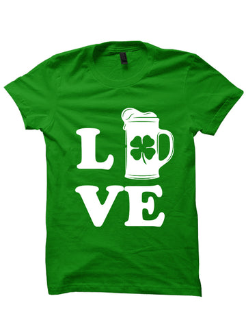LOVE BEER - St. Patrick's Day T-shirt