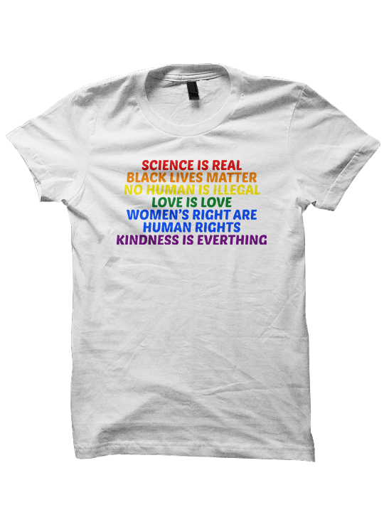 SCIENCE IS REAL T-SHIRT