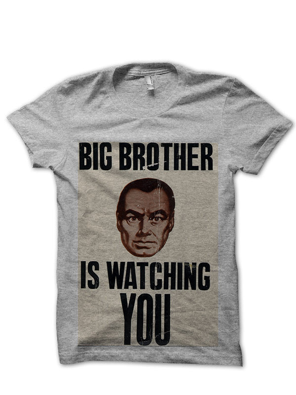 Big Brother Is Watching You Vintage Poster T-Shirt