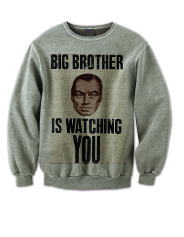 Big Brother Is Watching You Vintage Poster Sweatshirt