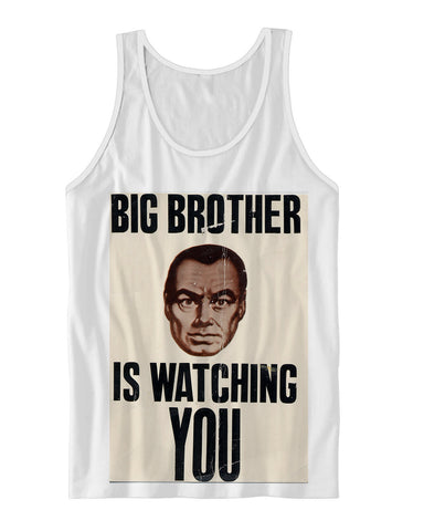Big Brother Is Watching You Vintage Poster Tank-Top