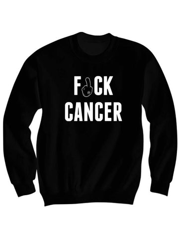 Fuck Cancer Sweatshirt (Finger)