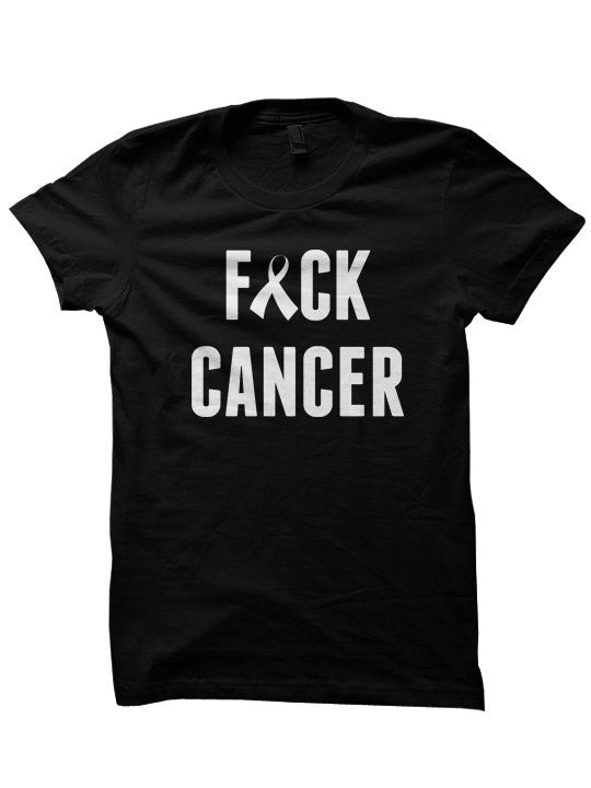 Fuck Cancer T-shirt (Ribbon)