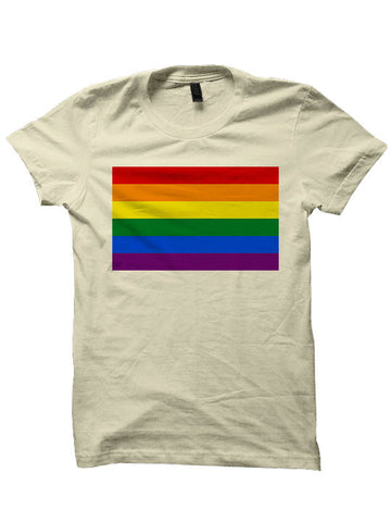 Gay Pride T-shirt Rainbow Flag Shirt