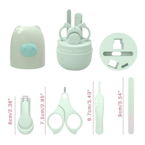 4pcs Baby Healthcare Kits Baby Nail Care Set Infant Finger Trimmer